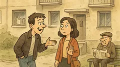 Banc: Un tip agăță o tipă la bloc