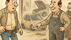 Banc: Mă duc cu mașina la service