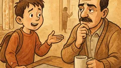 Banc: Bulă: Tată, azi la mate...